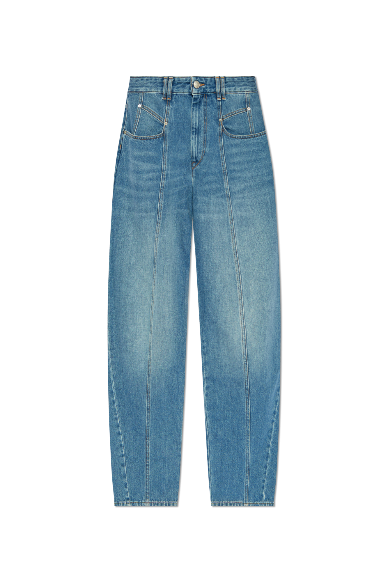 デニム・ジーパン Isabel Marant Jeans Vetan ISABEL MARANT Vetan high-rise tapered jeans | NET-A-PORTER